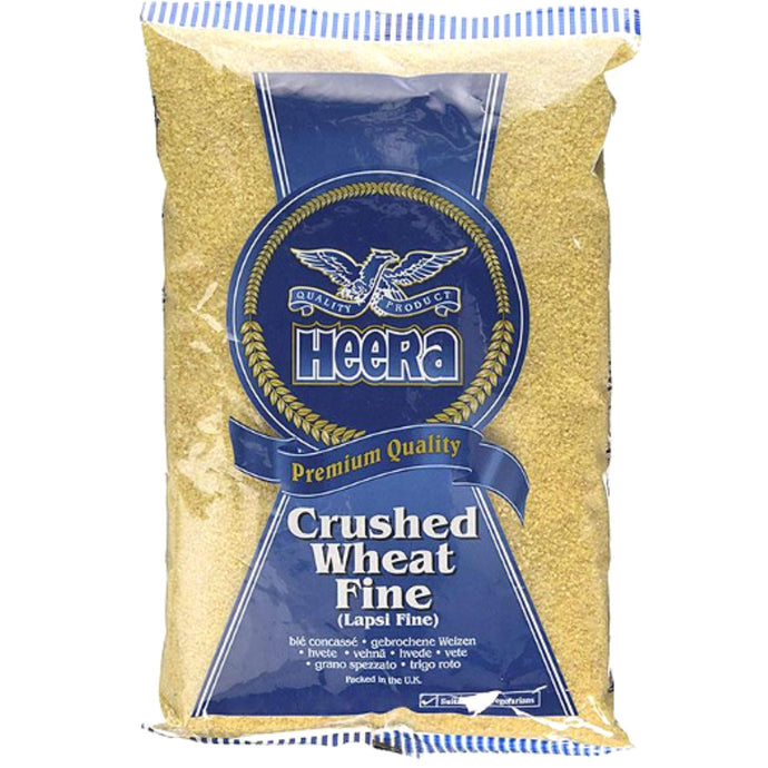 Trigo Triturado (Bulgur) | Crushed Wheat Fine | Lapsi Fine (Daliya) 500g Heera