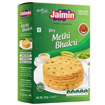 Aperitivos Fenogreco Bhakri (Khakhra) | Dry Methi Bhakri (Khakhra) 250g Jaimin
