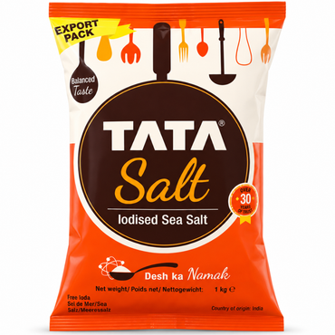 Sal Blanca | Salt Vacuum Evaporated Iodised Edible 1kg Tata