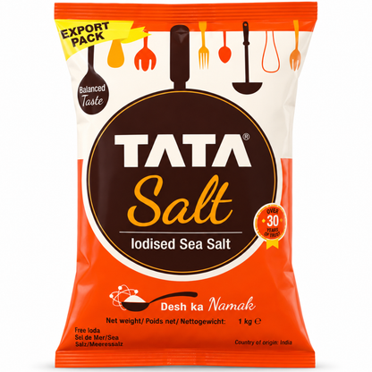 Sal Blanca | Salt Vacuum Evaporated Iodised Edible 1kg Tata