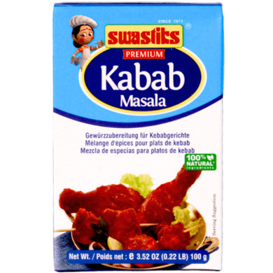Especias para platos de Kabab | Kabab Masala 100g Swastiks