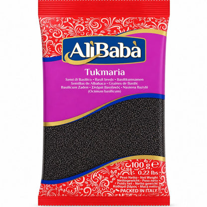 Semillas de Albahaca | Basil Seeds | Tukmaria 100g a.b.