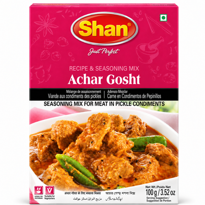 Especias para Carnes | Achar Gosht Masala 100g Shan