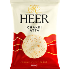 Cargar imagen en el visor de la galería, Harina de trigo para Chapati | Wheat Flour for Chapati 5kg Heer Chakki Atta