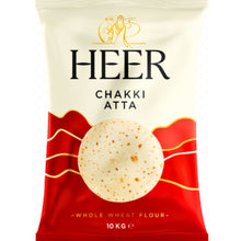 Load image into Gallery viewer, Harina de trigo para Chapati | Wheat Flour for Chapati 10kg Heer Chakki Atta