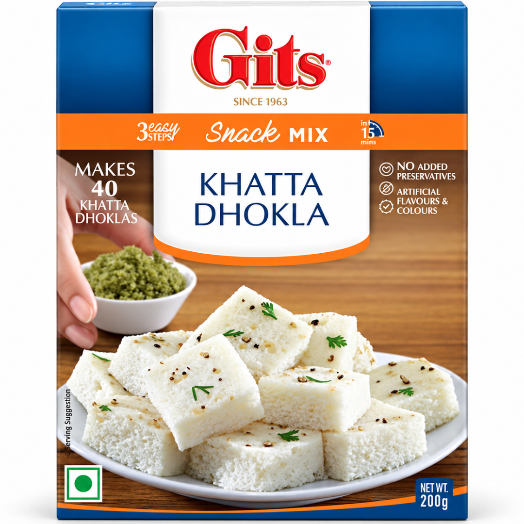 Prepared for Khatta Dahokla | Khatta Dhokla mix 180g Gits