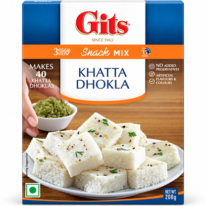 Prepared for Khatta Dahokla | Khatta Dhokla mix 180g Gits