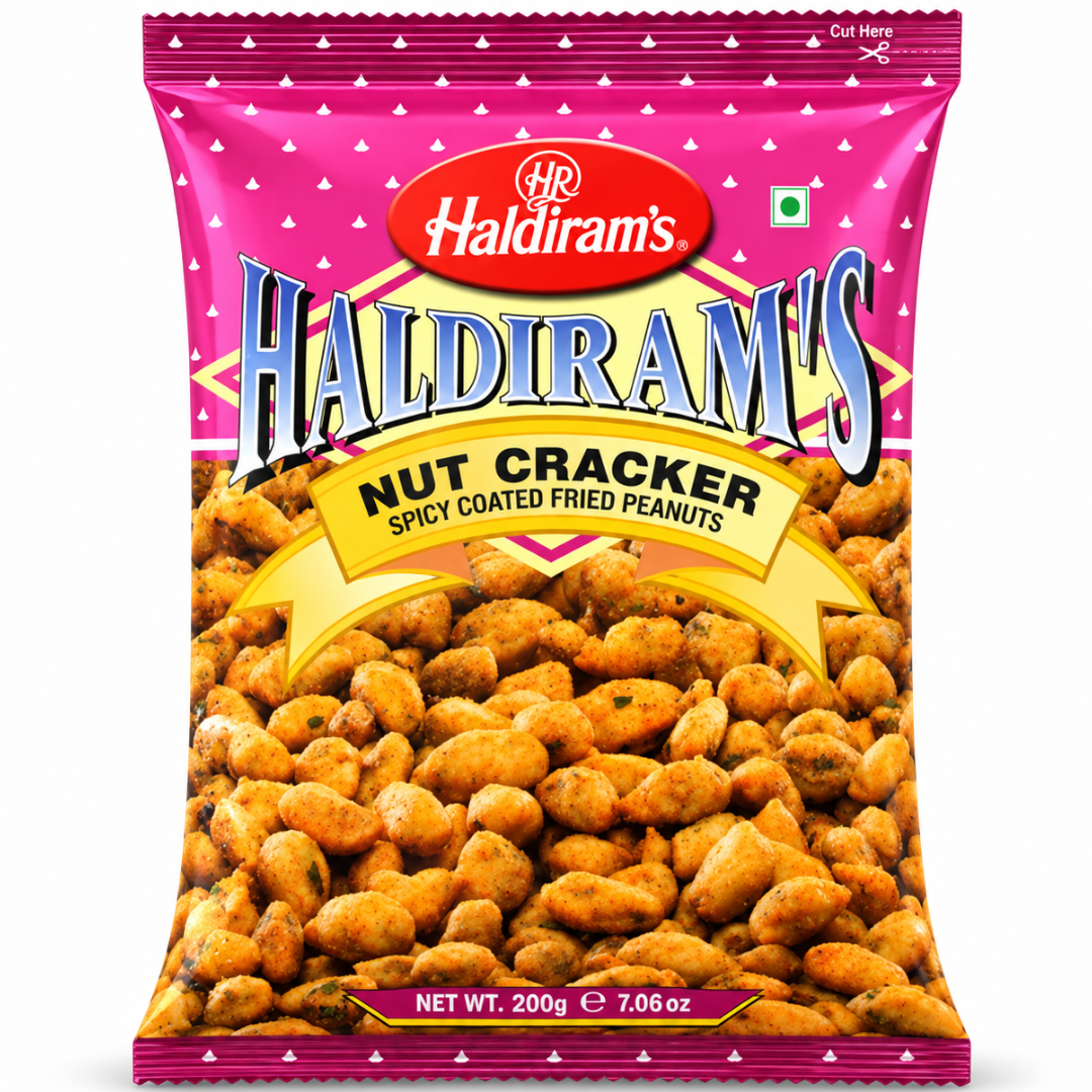 Aperitivos Cacahuetes | Nut Cracker (Tasty Nuts) 200g Haldiram