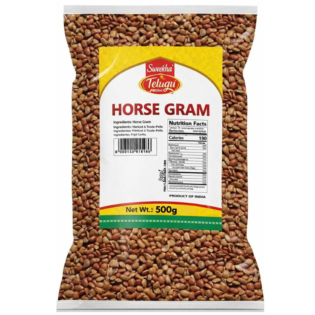 Guisantes de Caballo | Horse Gram 500g Telugu Foods