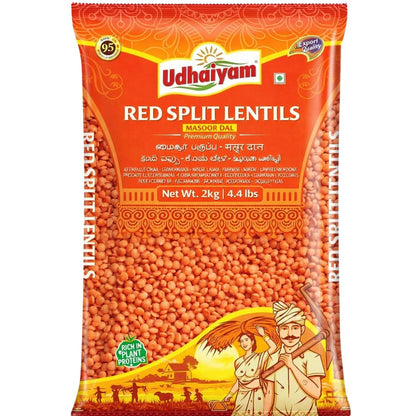Lentejas Rojas (Lens culinaris) | Red Lentils | Masoor dal 2kg Udhaiyam