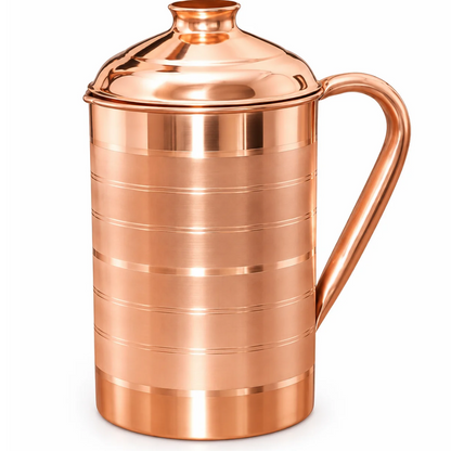 Pure Copper Water Jug | Pure Copper Water Jug Pitcher for Ayurvedic Health Benefits