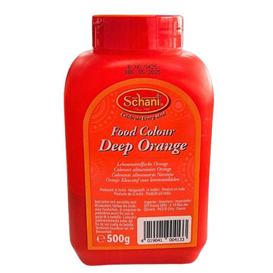 Colorante Naranja en Polvo  | Orange Food Colour Powder 500g Schani