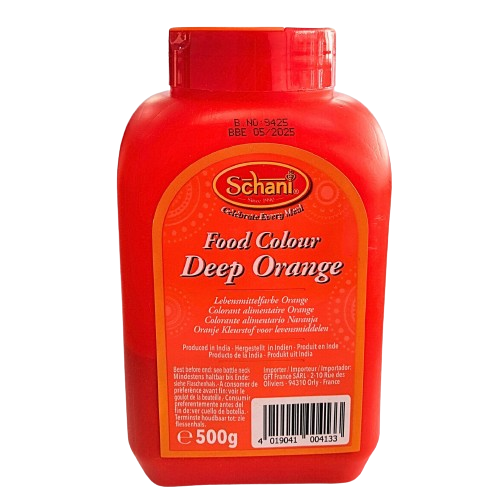 Colorante Naranja en Polvo  | Orange Food Colour Powder 500g Schani