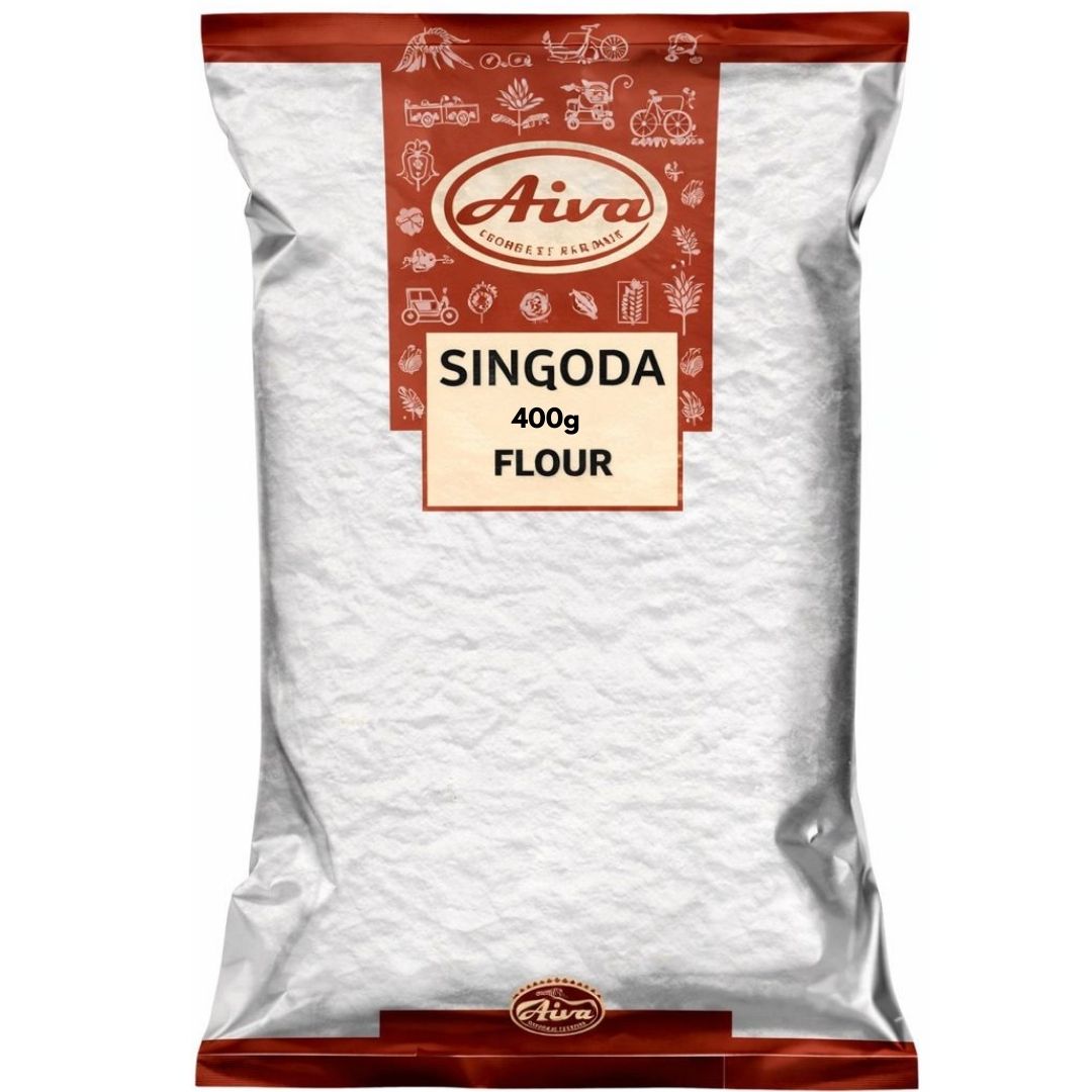 Harina de Castaña de agua | Water chestnut flour | Singoda flour 400g Aiva