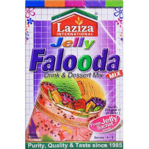 Mezcla de bebida y postre  tradicional "Jelly Falooda" | Jelly Falooda Mix 235g Laziza