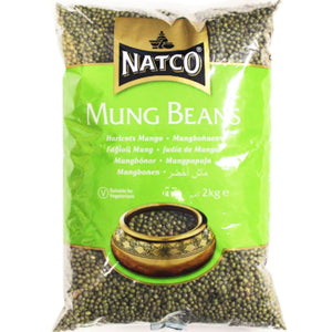 Judias Mungo Verdes (Vigna radiata) | Whole Green Mung 2kg Natco
