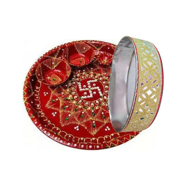Tamiz para Karwa Chauth pooja | Karwa Chauth Stainless Steel Channi/ Chalni (Silver) 1 pcs.