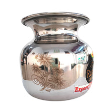 Cargar imagen en el visor de la galería, Kalash para Pooja Acero Inoxidable  | Kalash (Kaveri) Pooja Stainless Steel
