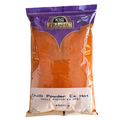 Extra Hot Chili Powder | Chili Powder extra hot 400g KRG
