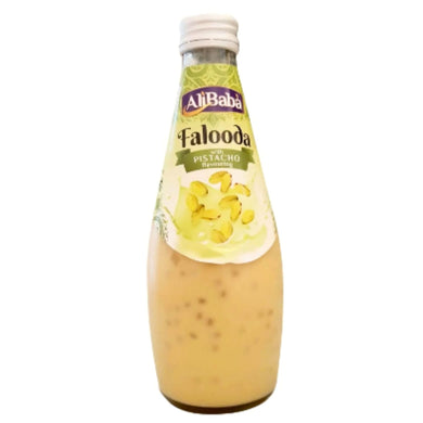 Bebida Falooda 3 en 1 con sabor a pistacho | Falooda 3 in 1 with Pistacho flavour (with Basil seeds) 290ml a.b.