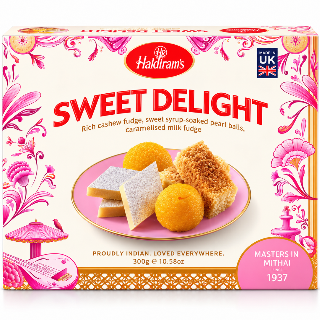 Dulce surtidos tipicos | Mixed Mithai | Sweet Delight 300g Haldiram