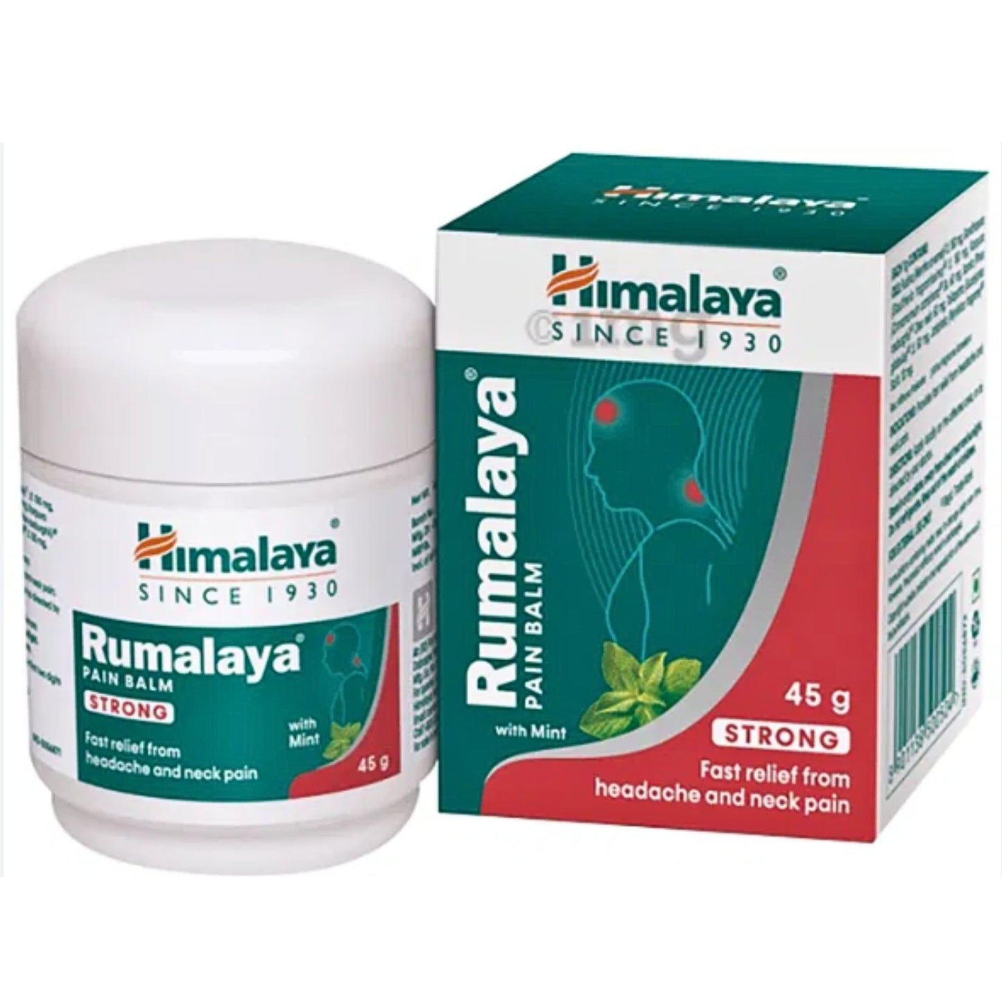 Dolor Bálsamo Fuerte Himalaya | Pain Balm Rumalaya Strong with Mint 45g Himalaya