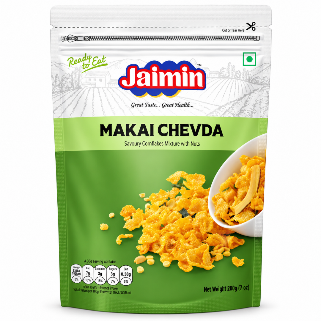 Aperitivos Makai Chevda | Makai Chevda 200g Jaimin