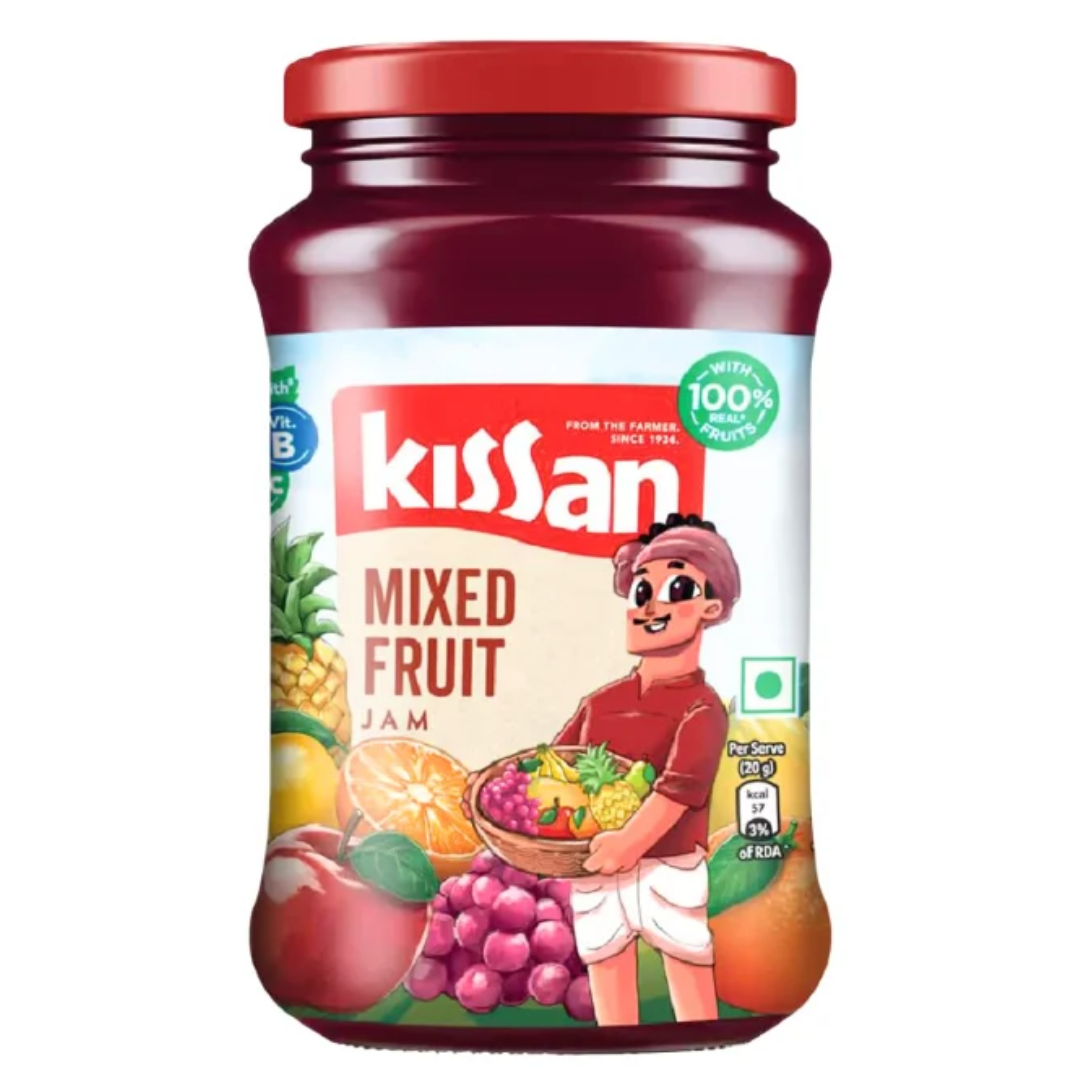Fruit Jam | Mixed Fruit Jam 500g Kissan