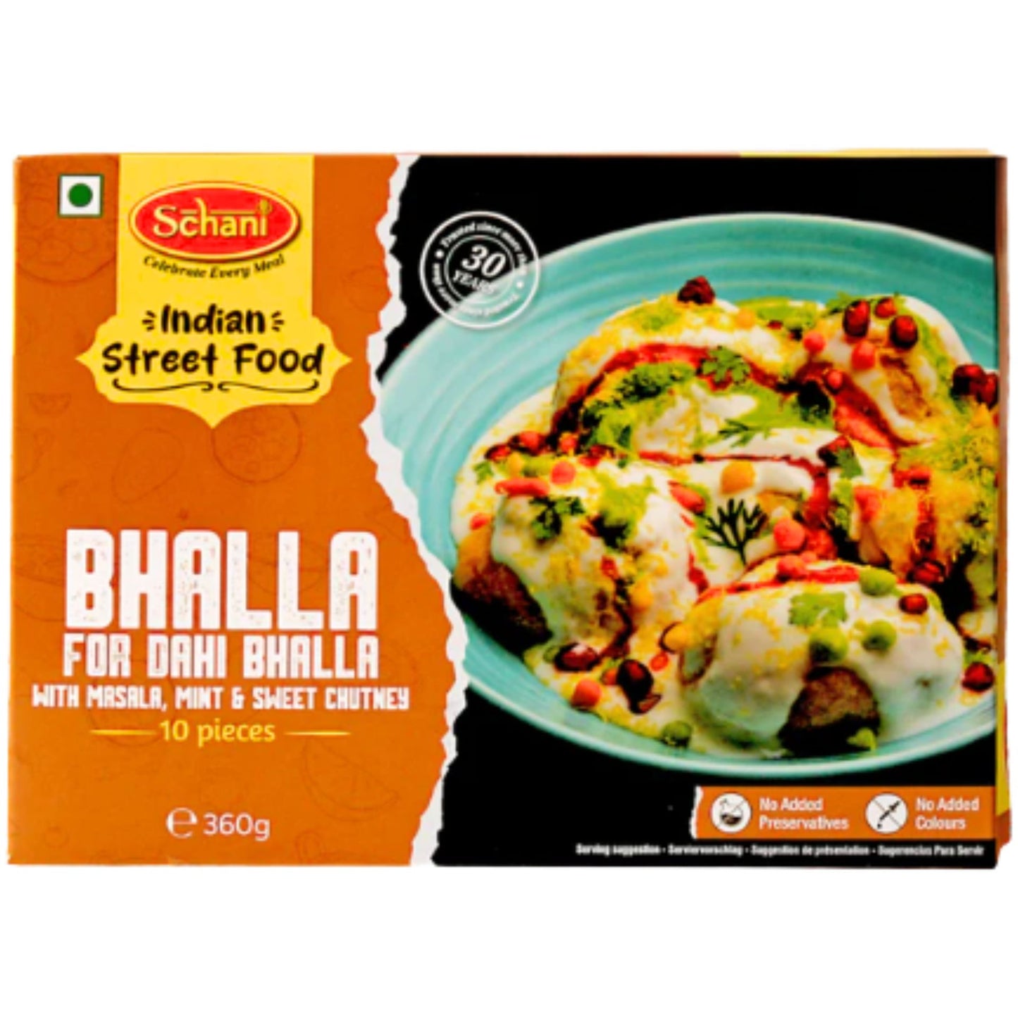 Bolas con pulsos y con especias indias | Dahi Vada | Bhalla for Dahi Bhalla 360g/10pcs. Schani