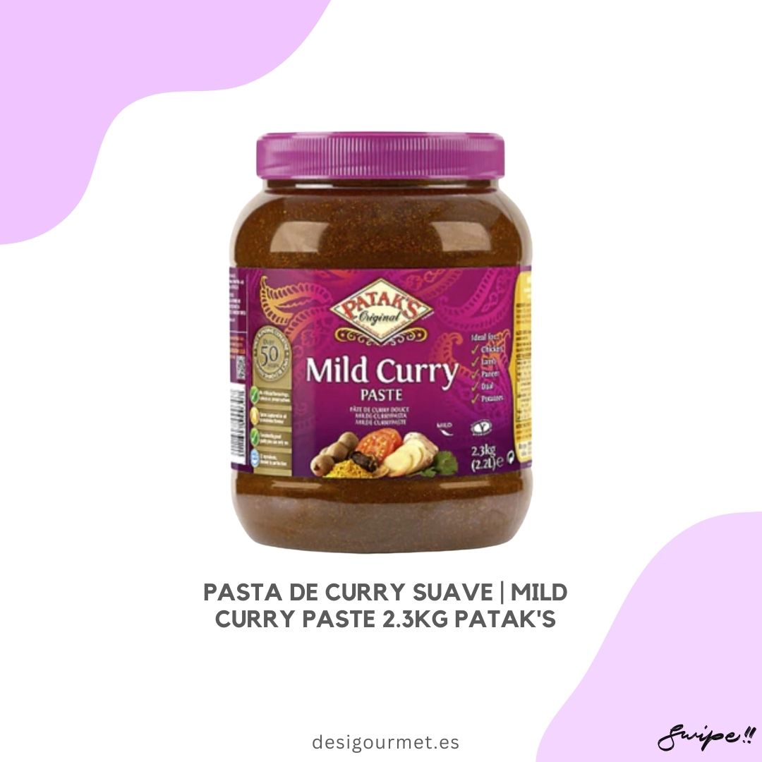 "Explore the versatile and family-friendly flavors with Patak's Mild Curry Paste 2.3kg, available at Woolworths, Tesco, Coles, Asda, and Morrisons. Perfect for introducing kids to Indian cuisine, this mild curry paste is an ideal substitute in any recipe."