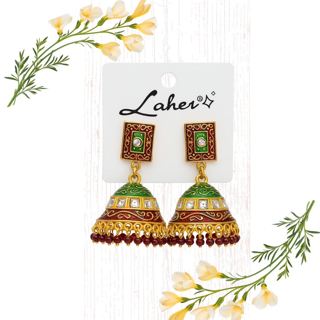 Joyas artificiales de diseñador | Artificial Indian Jewellery Ethinic Earring