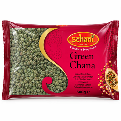 Garbanzos Verdes | Green Chickpeas | Green Chana 500g Schani