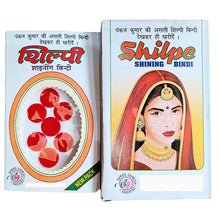 Load image into Gallery viewer, Bindi Rojo | Velvet Sticker Kumkum | Bindi Red in colour Size-2 Shilpi