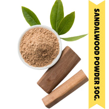 Cargar imagen en el visor de la galería, Sandalo en Polvo | Sandalwood (Chandan) Powder 50g