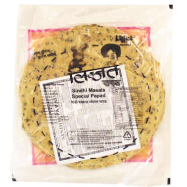Papadum | Sindhi Masala (Special) Papad 200g Lijjat ( BB - Aug'26 )