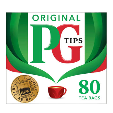 Te negro en bolsitas | Black tea bags 80 bags PG Tips