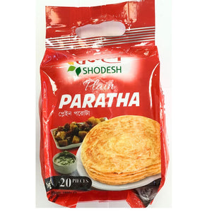 Pan plano Indio Paratha | Plain Paratha (Frozen) Family Pack Shodesh 1.6kg/20pcs.