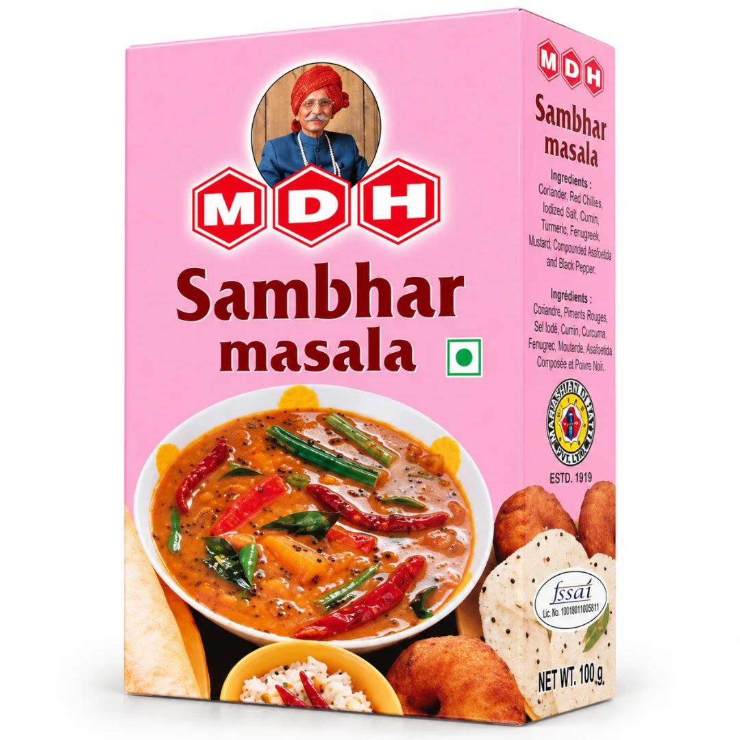 Especias para Curry de Legumbres y Verduras | Sambhar Masala 100g MDH
