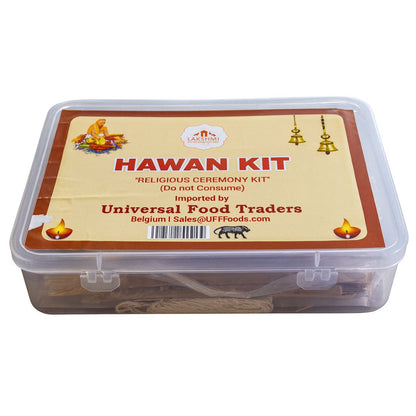 Kit para ceremonia religiosa Hawan | Hawan Kit (Religious Ceremony Kit) for Pooja 700g Lakshmi