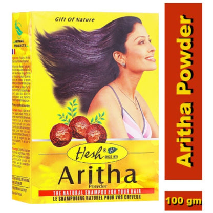 Nueces de Jabón en polvo (Sapindus mukorossi) | Soapnuts Powder | Aritha Powder 100g Hesh