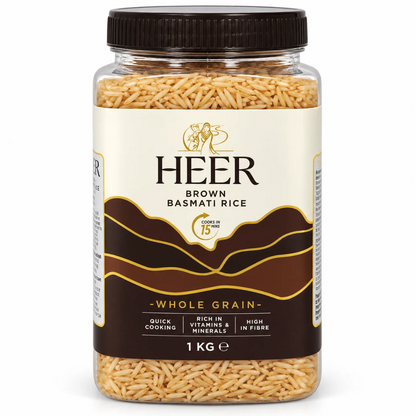 Arroz integral Basmati | Brown Basmati Rice 1kg Heer