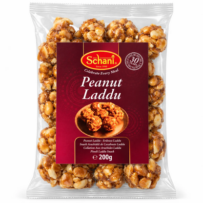 Dulce Bolitas de Cacahuete y Panela | Peanut Jaggery Balls | Peanut Laddu Chikki 200g Schani