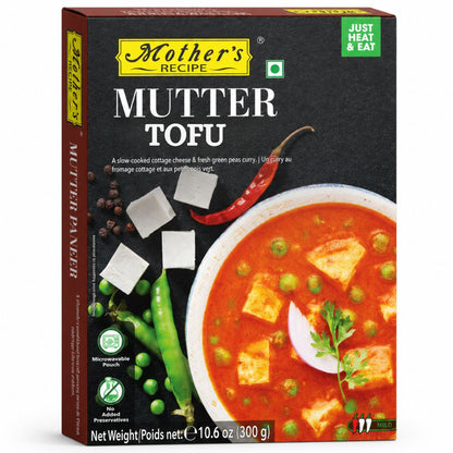 Queso con guisantes | Mutter Paneer (Tofu ) 300g Mother's Recipe