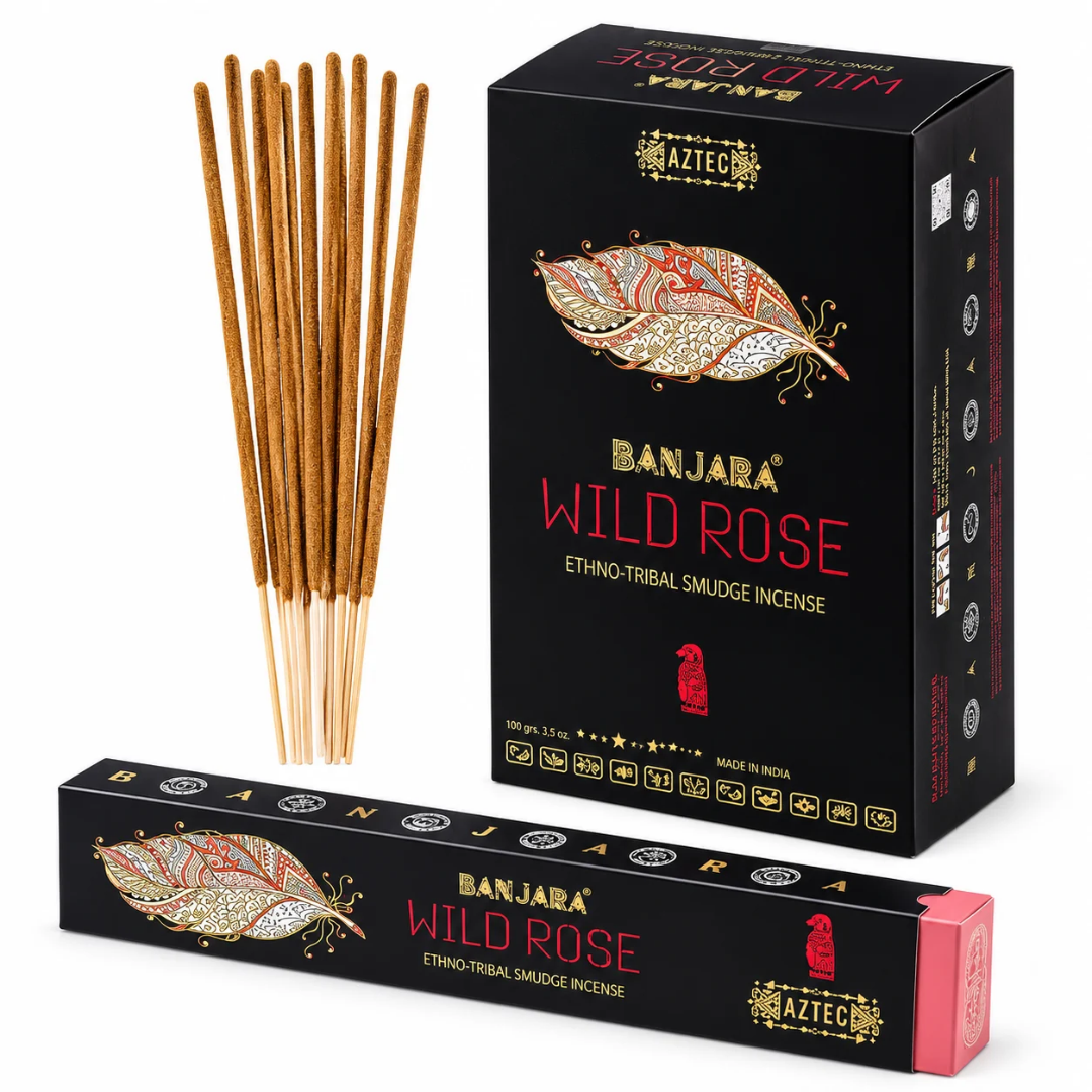 Incienso | Incense Stick Wild Rose (Masala Agarbatti ) 15g Banjara