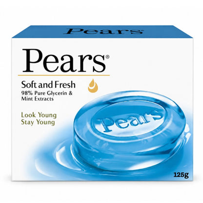 Jabón de Azul suave y fresco I Soft & Fresh Blue Soap 125g Pears