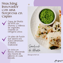 Load image into Gallery viewer, Experience the innovative dhokla sandwich, a fusion of flavors.