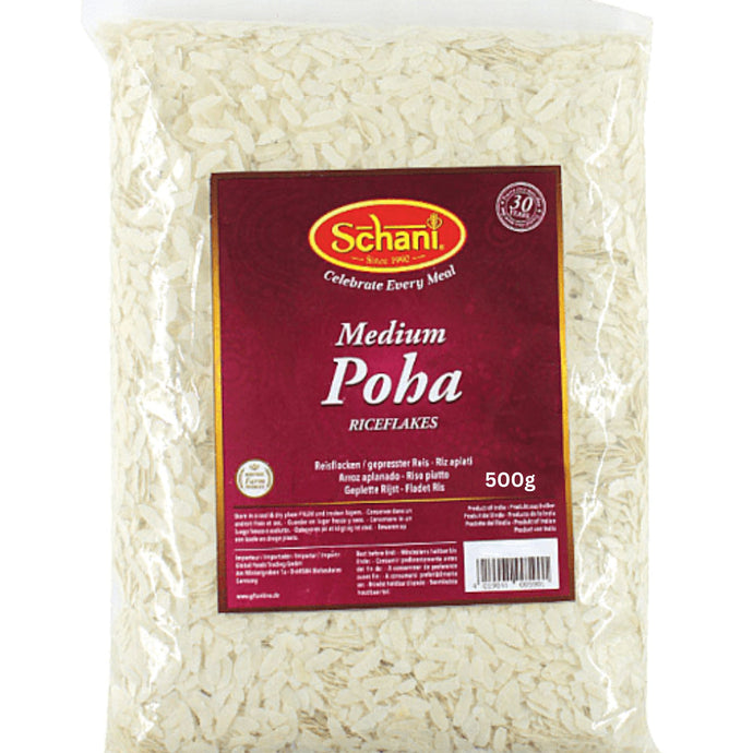 Copos de Arroz | Rice Flakes | Poha 500g Schani