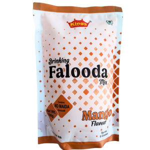 Mezcla de postre para Falooda | Drinking Falooda mix Mango flavour 200g Kings