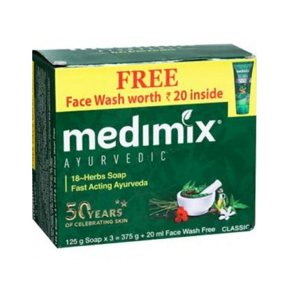 Classic Ayurvedic Soap with 18 Herbs | Medimix