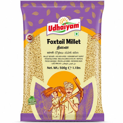 Mijo cola de zorra | Foxtail Millet | Kangni (Thinnai) 500g Udhaiyam